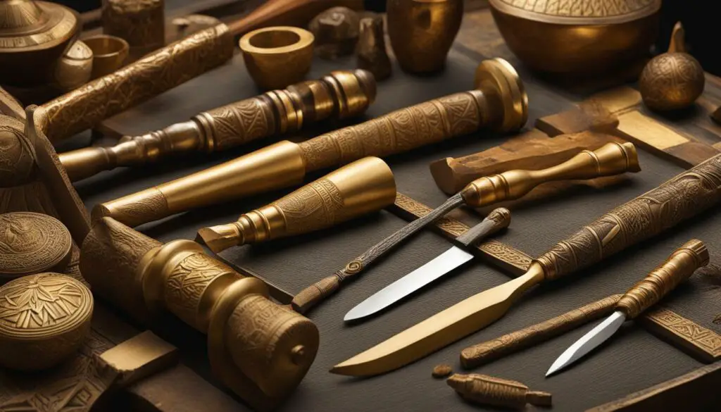 Tools and materials of ancient Egyptian artisans
