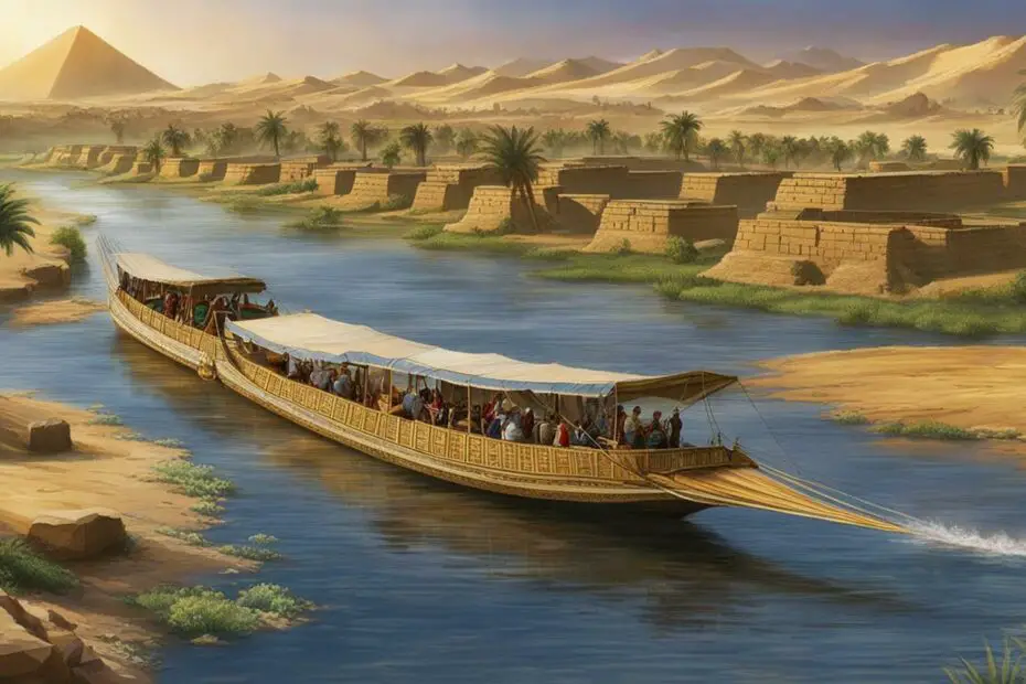 how did the nile shape ancient egypt