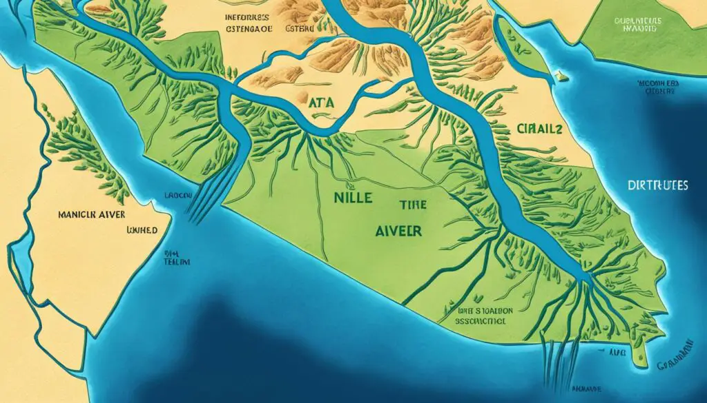 Nile River distributaries
