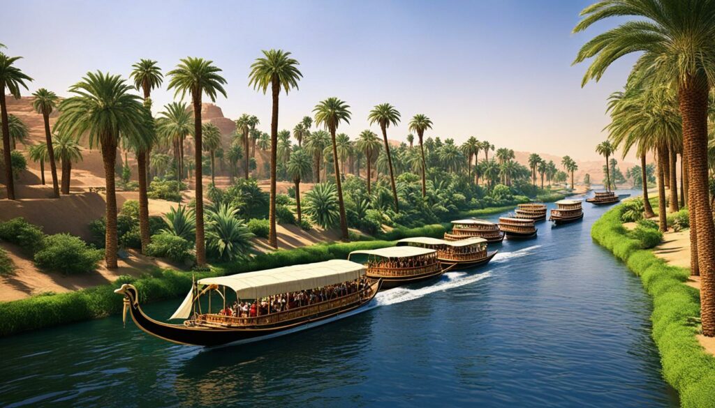 Nile River transportation