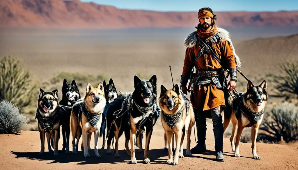 Saharan Hunter with Dogs