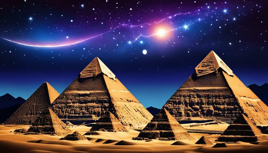 alignment of the pyramids with celestial bodies