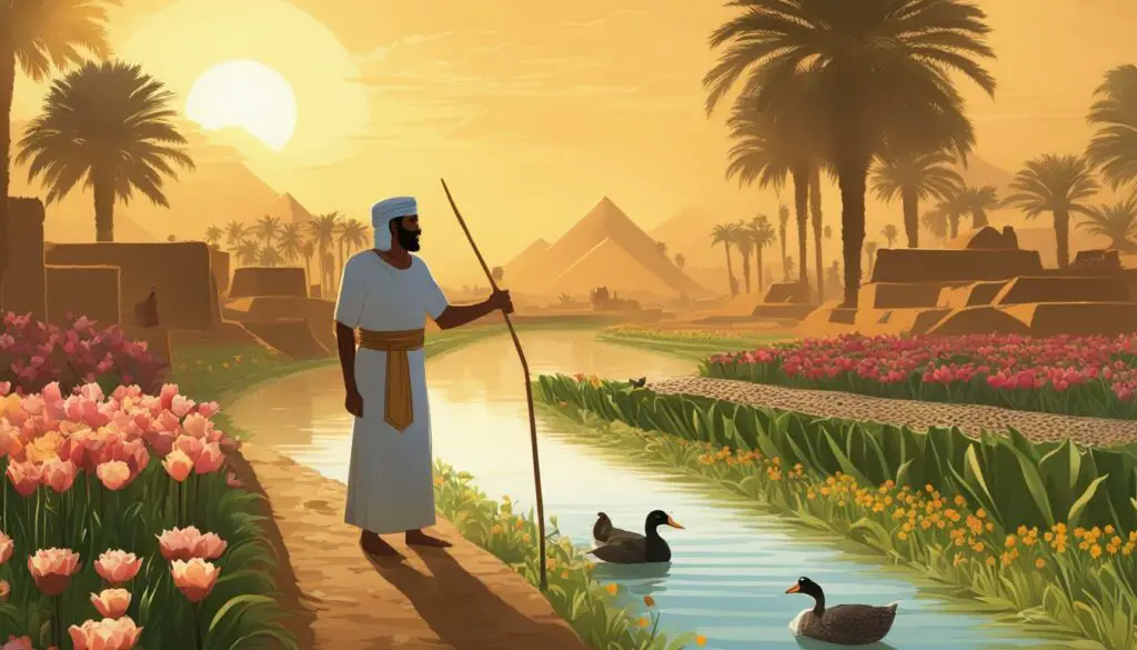 ancient Egyptian irrigation