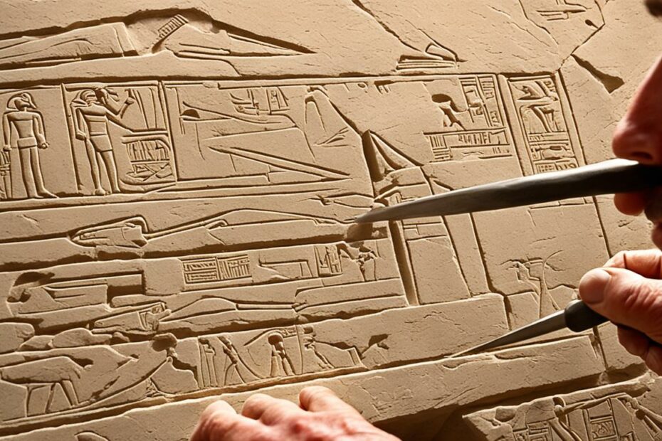 ancient egypt stone cutting