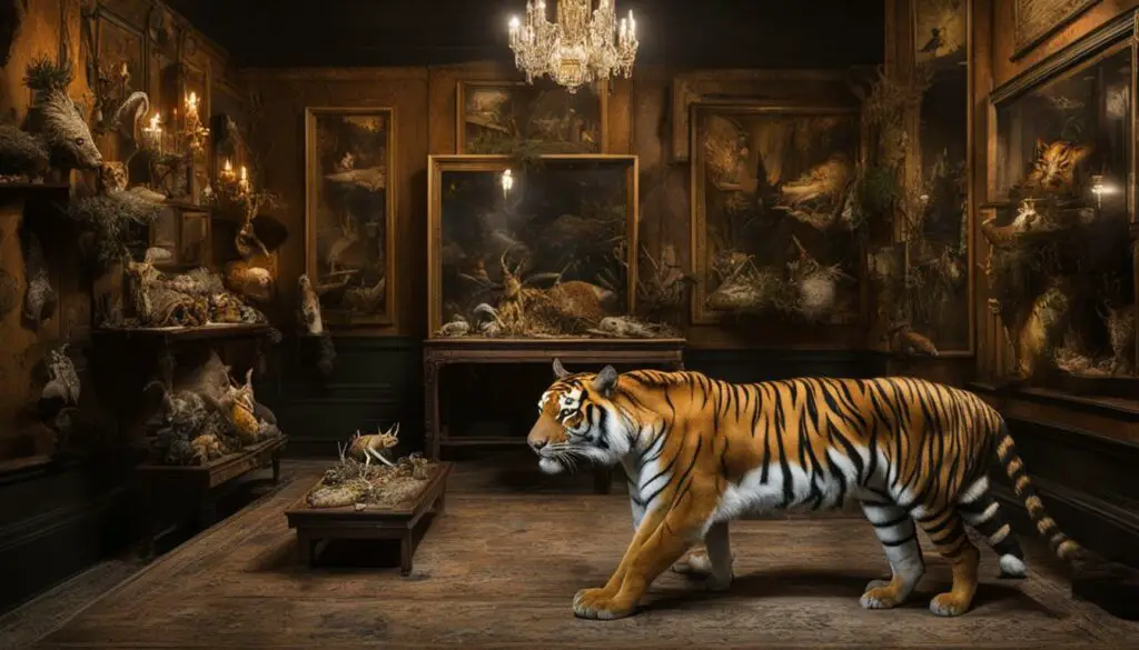 taxidermied animals