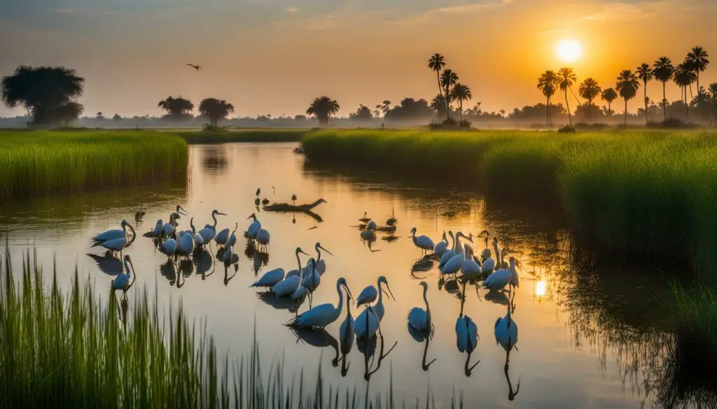 wildlife of ancient egyptian delta